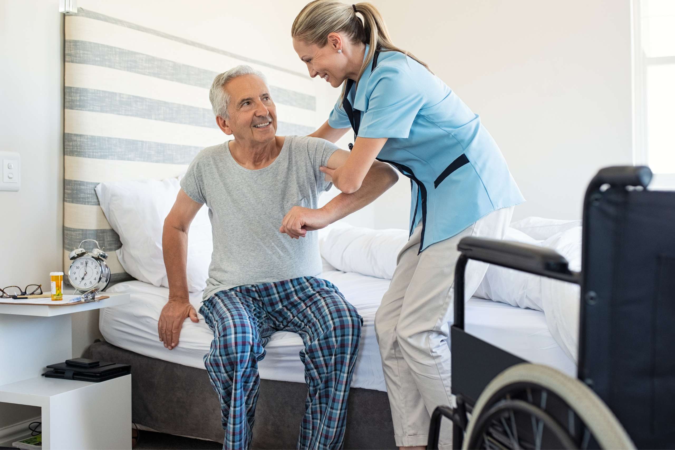 MIP Techniques: Resident Transfer by One Caregiver